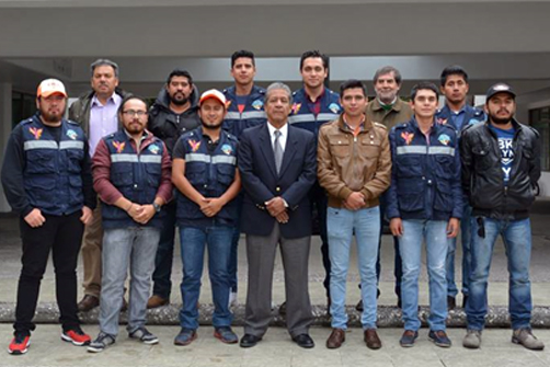 BRIGADA DEL ITP QUE APOYÓ A DAMNIFICADOS REGRESA A PACHUCA